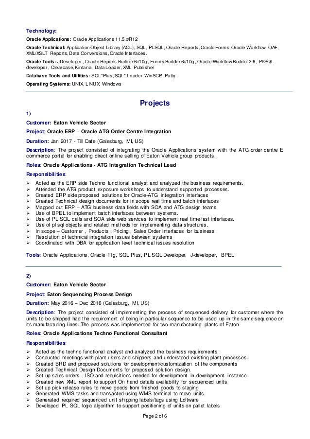 erp implementation resumes
