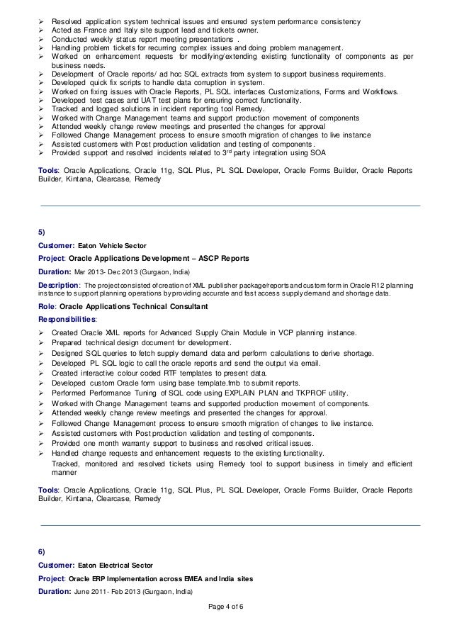 erp implementation resumes
