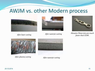 abrasive water jet machine | PPTX