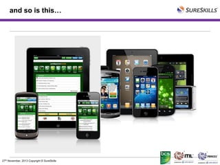 and so is this…

27th November, 2013 Copyright © SureSkills

 