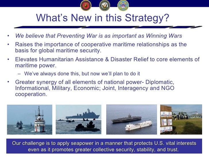Communicating the New Maritime Strategy