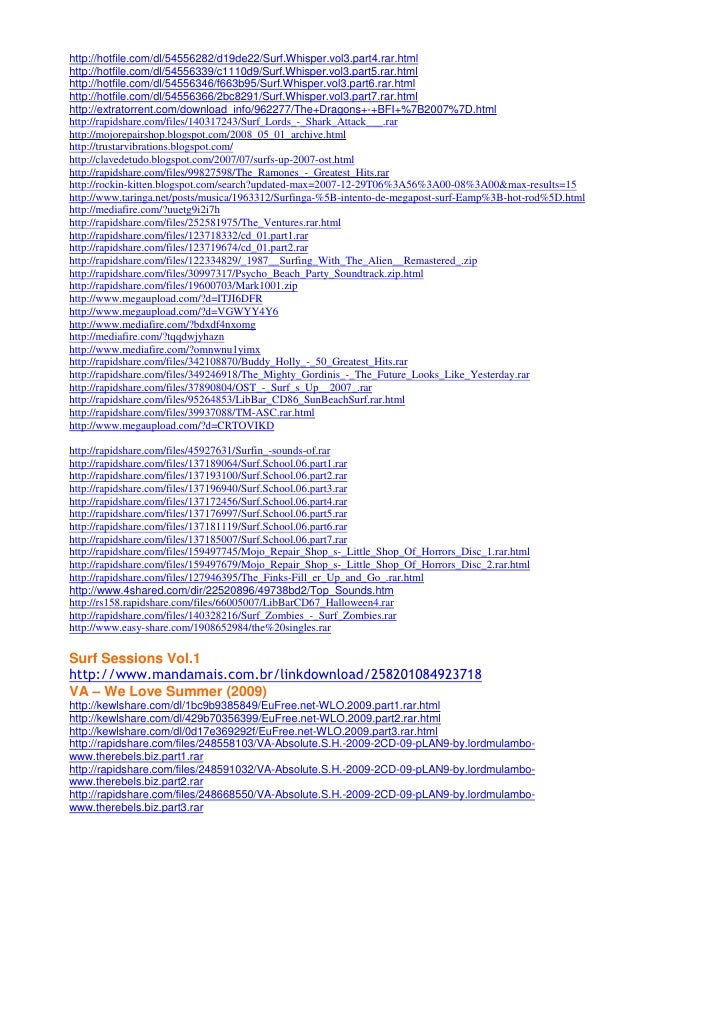Trashmen Surfin Bird Rapidshare Free Trashmen Surfin Bird Rapidshare Free