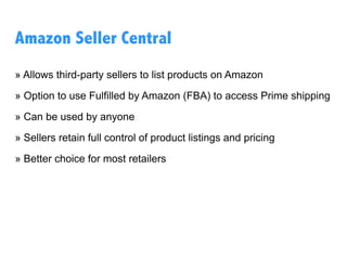 SELLINGDIRECT VS.3P
 