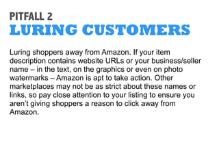 » Good reviews can push on-the-fence buyer into a purchase
» 79% of consumers trust reviews as much as personal recommendations
» 73% of consumers say positive reviews make them trust a business more
» Ask friends, family & loyal customers for Amazon reviews
» Send follow up emails after a purchase asking for feedback
» Request reviews via newsletters and social media
» Offer discounts or giveaways for honest reviews
» It’s against the rules to request 5 star reviews
Good reviews are key
Amazon Product Reviews
 