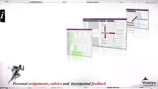 Personal assignments, rubrics and incremental feedback
 
