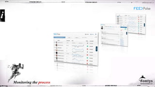 Monitoring the process
 