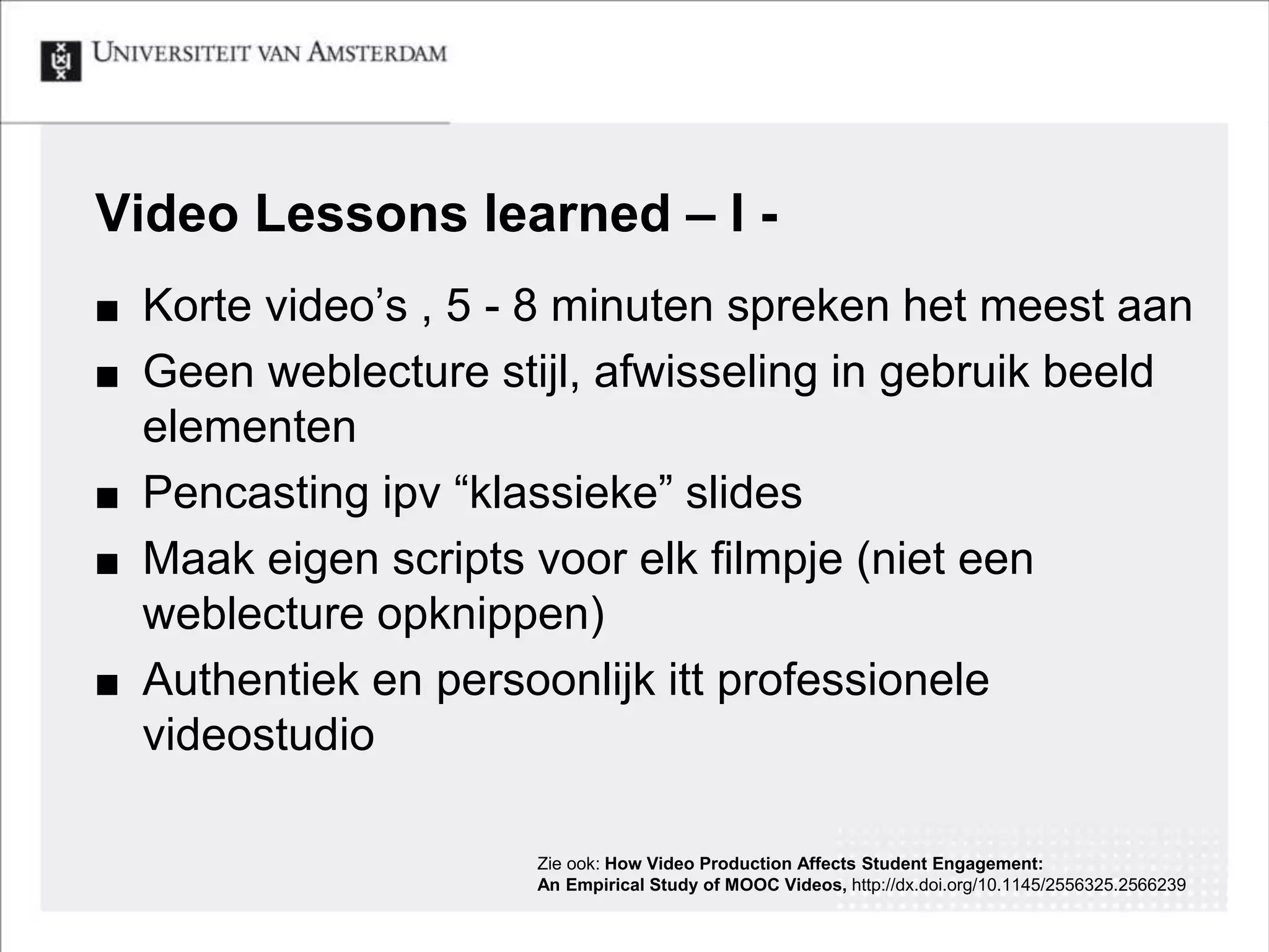 Waarom veranderen we het onderwijs met nieuwe technologie ? 
Scene’s uit: Real genius, 1985 
 