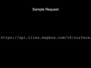 Sample Request 
https://api.tiles.mapbox.com/v4/surface/ 