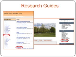 Research Guides

 