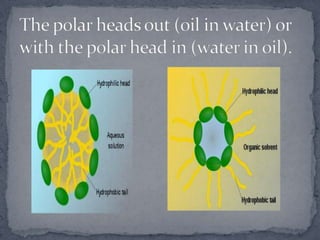 For non ionic surfactantsHLB = E/5 HLB =  20(1-S/A)Where ;E= percentage by weight of ethyleneoxideS= saponification number of esterA= Acidnumber of the fattyacidCalculation of HLB ‘s