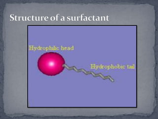 Structure of a surfactant