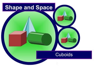 Shape and Space




                  Cuboids
 