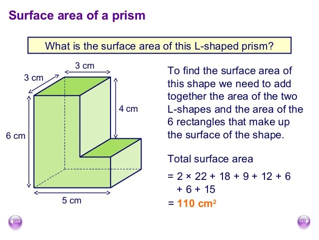Surface area and volume of cuboids Surface area and volume of cuboids