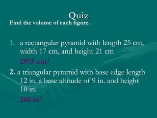 Surface Area and Volume PowerPoint.pptSurface Area and Volume ...