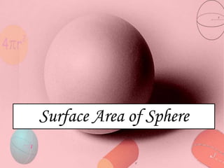 Surface Area of Sphere
 