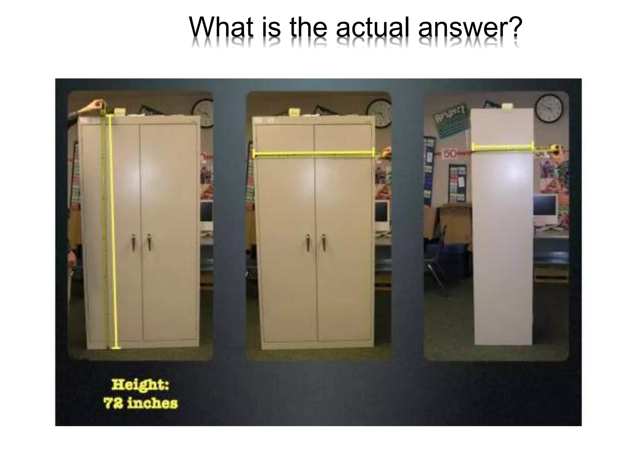 What is the actual answer?
 