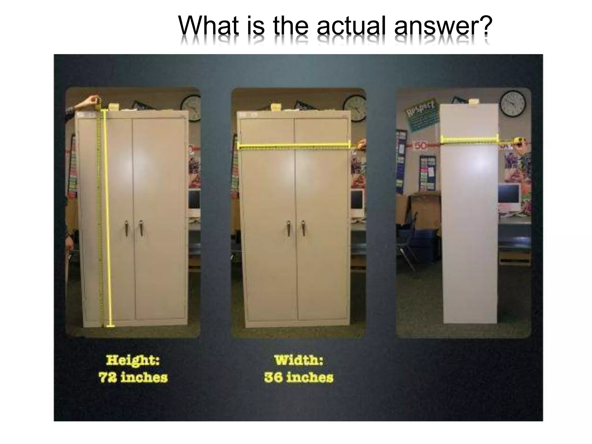 What is the actual answer?
 