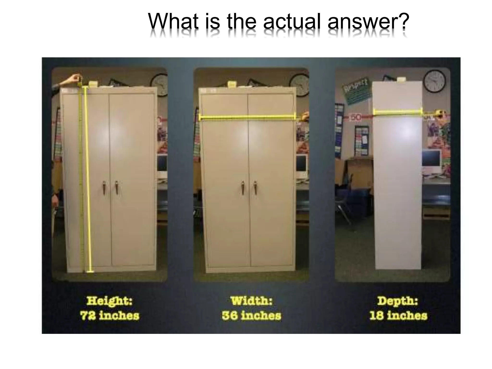 What is the actual answer?
 