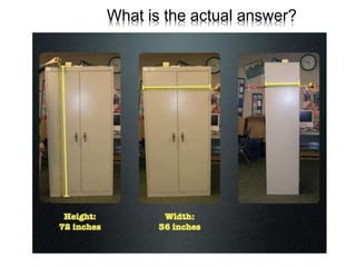 What is the actual answer?
 