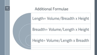 Surface area & volume | PPTX | Physics | Science