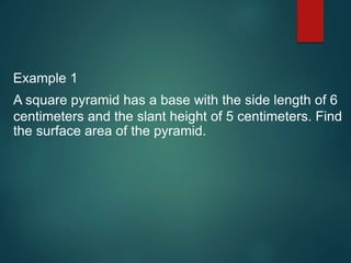 Surface area and volume of solids. Download the power point ...