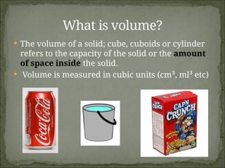 Calculating the Surface Area & Volume.pptx