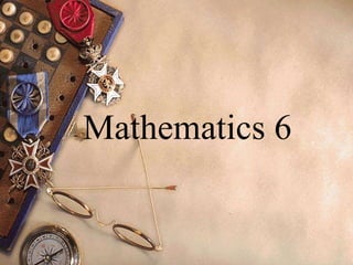 Mathematics 6
 