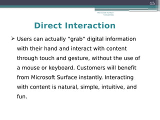Surface computing | PDF