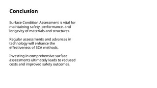 Surface Condition Assessment[1] ggd dasq | PPTX