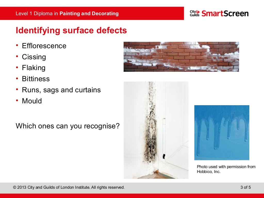 Surface defects