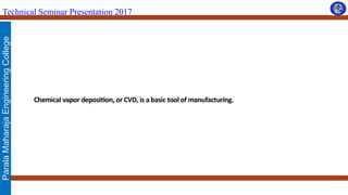 ParalaMaharajaEngineeringCollege
Technical Seminar Presentation 2017
 