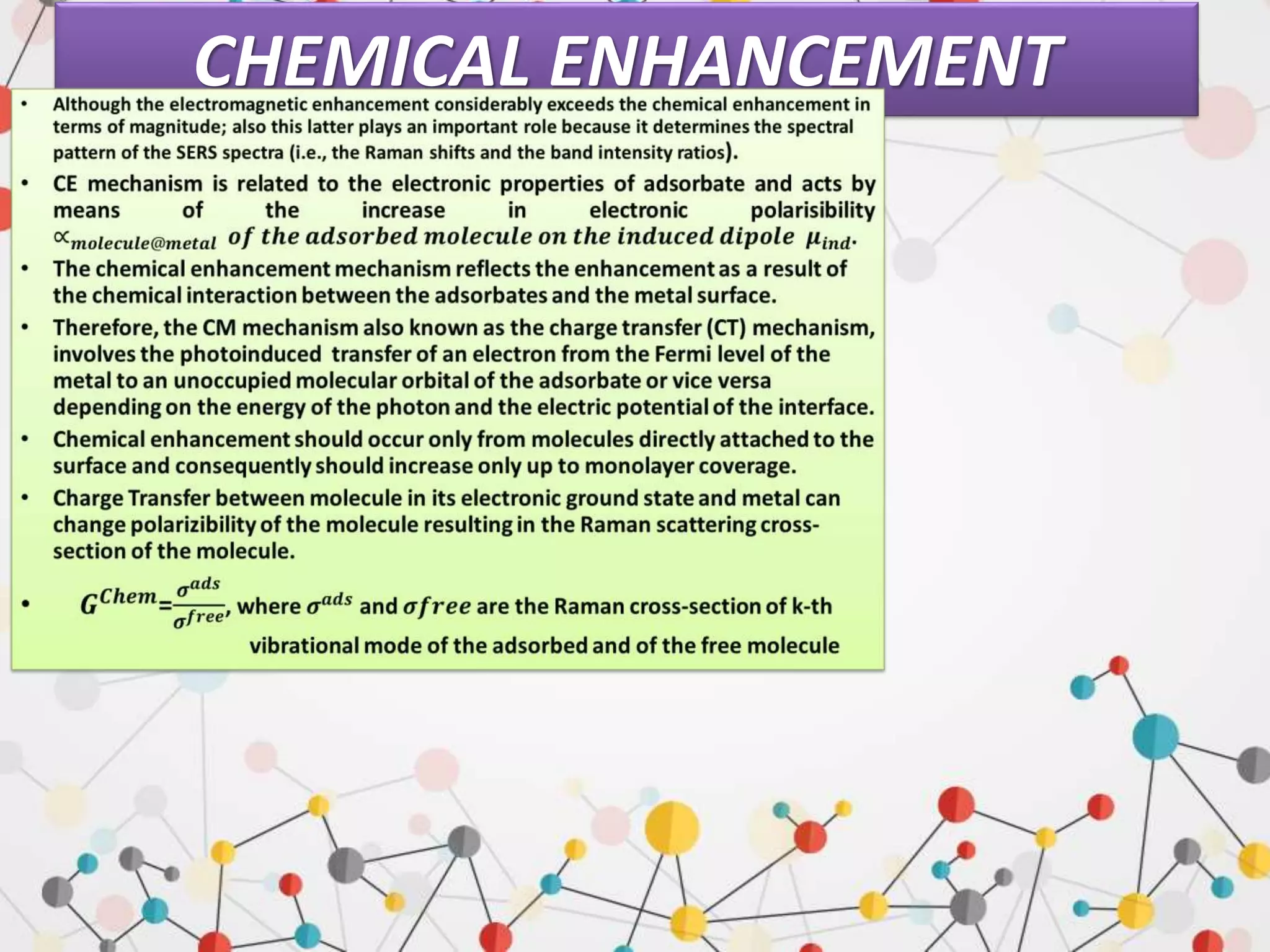 CHEMICAL ENHANCEMENT
 