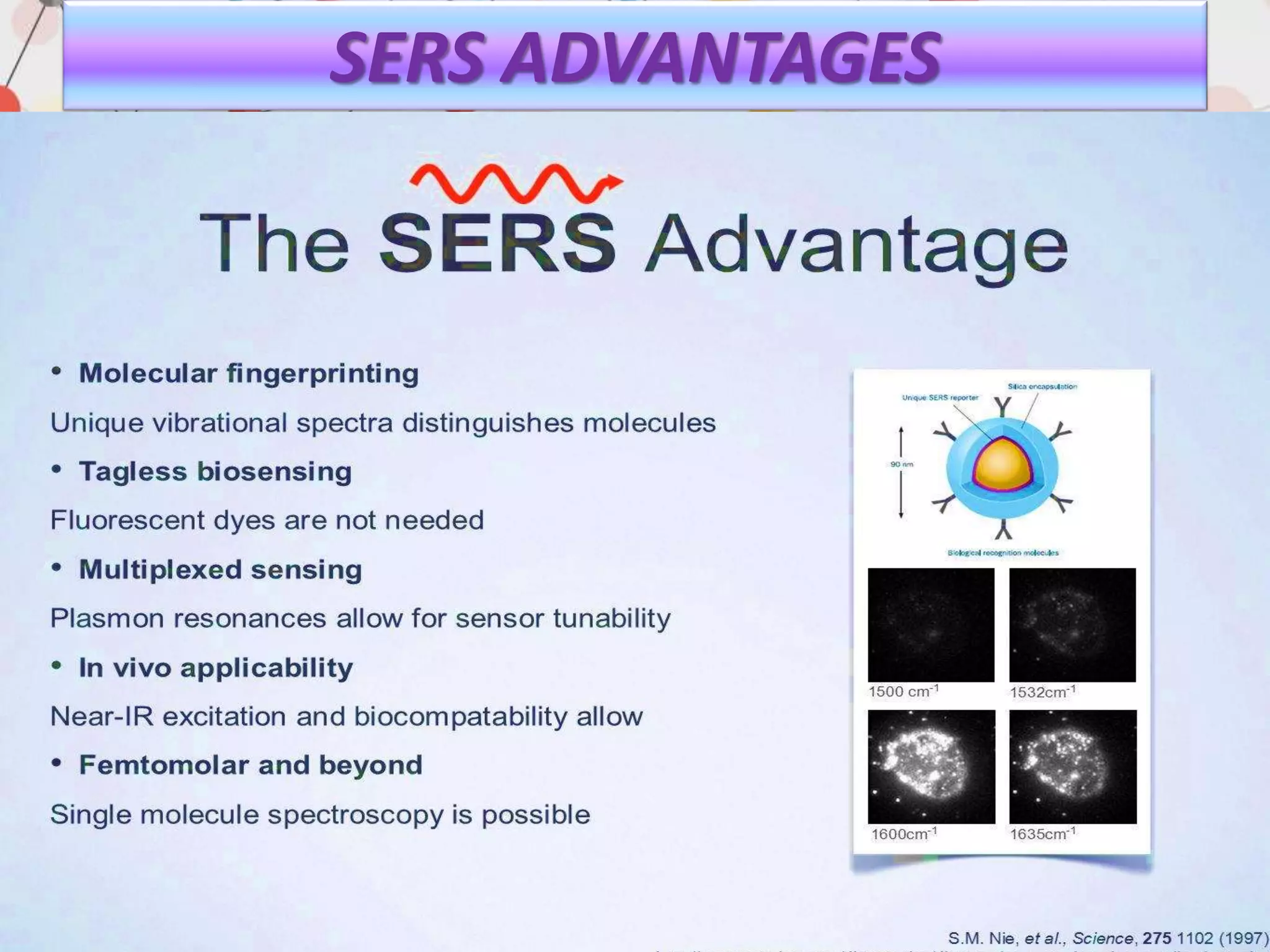 SERS ADVANTAGES
 
