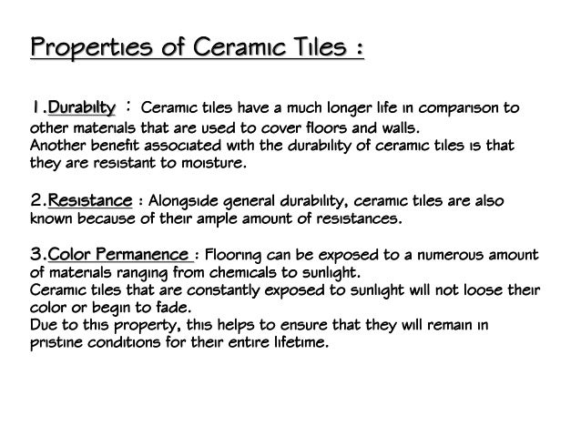 Excellent Ceramic Tiles Properties Images - Simple Design Home ... Excellent Ceramic Tiles Properties Images - Simple Design Home ...