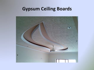 Gypsum Ceiling Boards
 