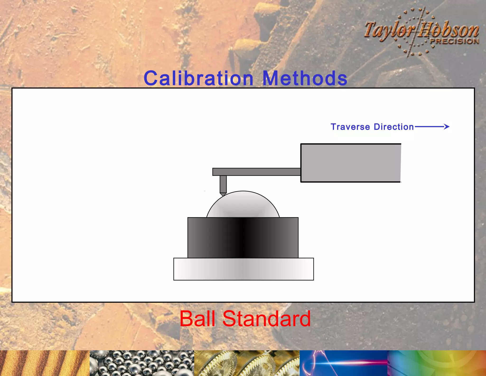 Calibration Methods
Traverse Direction

Ball Standard

 