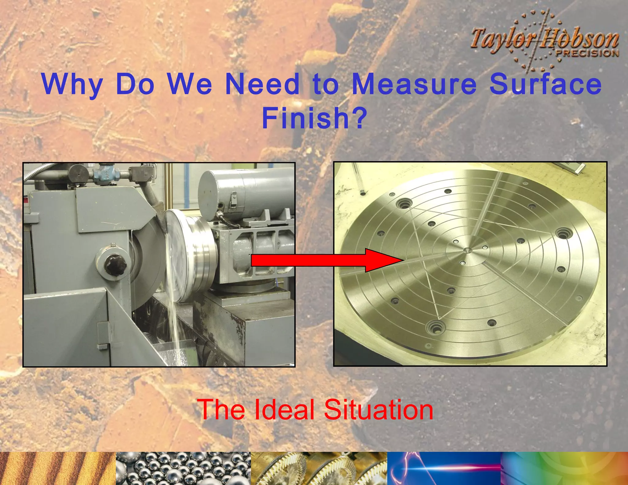 Why Do We Need to Measure Surface
Finish?

The Ideal Situation

 