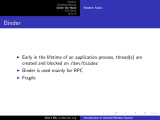 Introduction to Android Window System | PDF