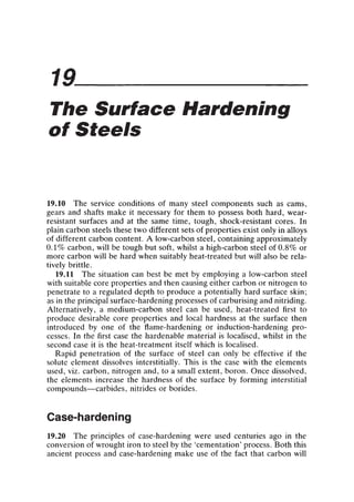 Surface hardening (engineering metallurgy)