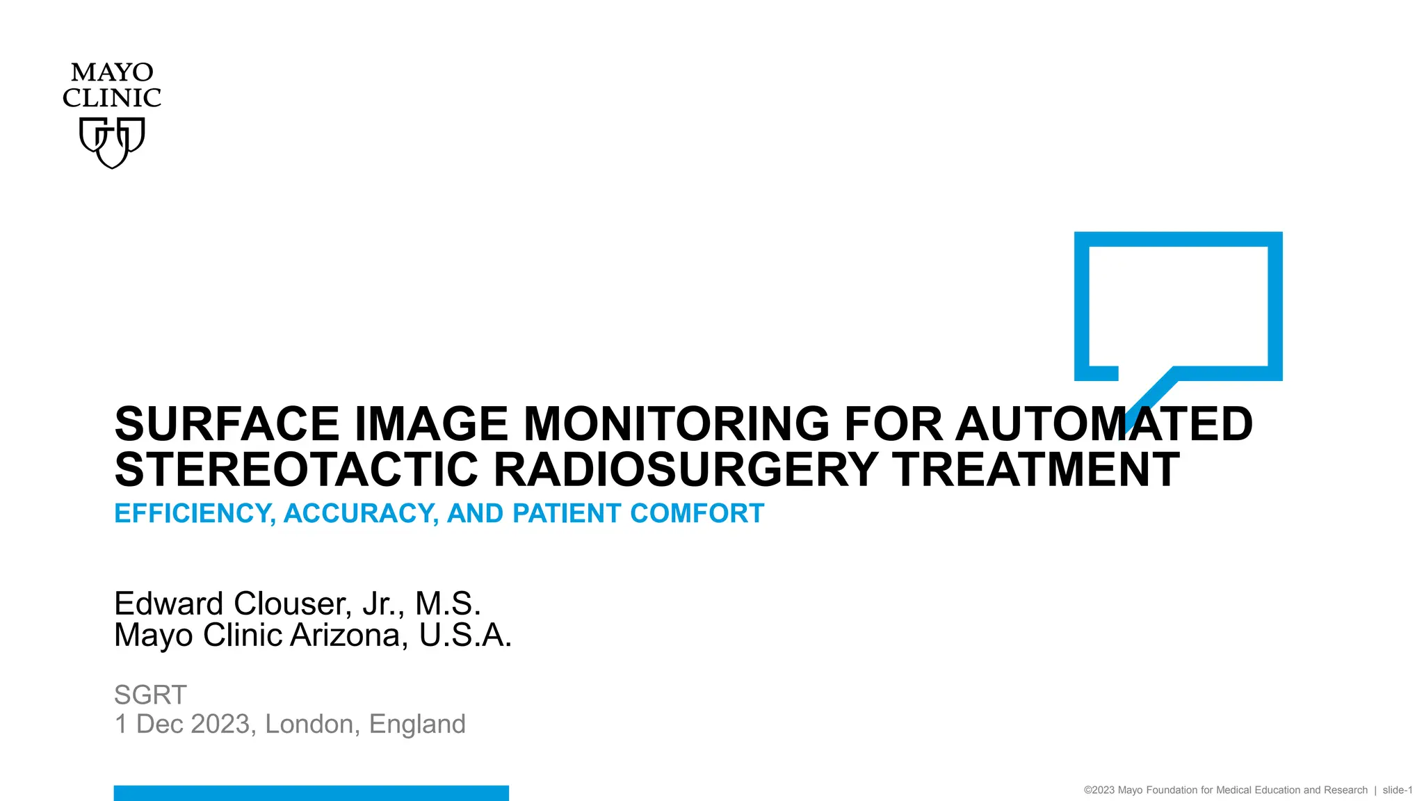 Surface image monitoring for automated stereotactic radiosurgery