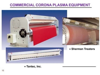 COMMERCIAL CORONA PLASMA EQUIPMENT
 Tantec, Inc.
 Sherman Treaters
12
 