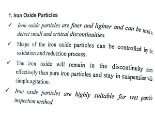 Surface NDT methods