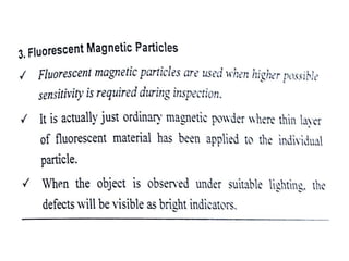 Surface NDT methods