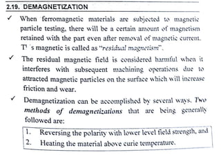 Surface NDT methods