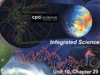 Integrated Science




 Unit 10, Chapter 29
 