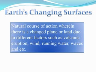 Surface processes | PPTX