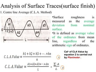Surface roughness metrology | PPT