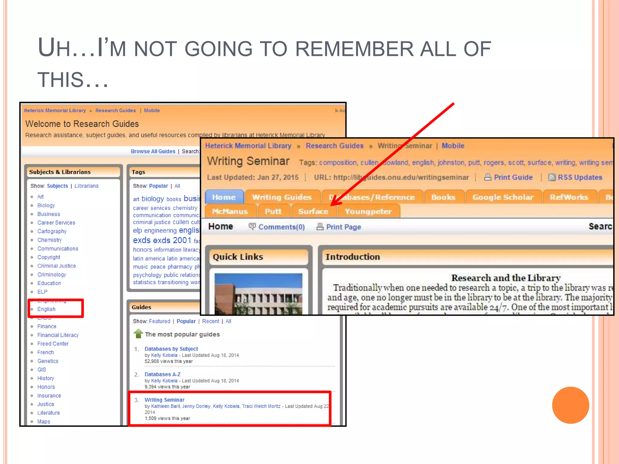 UH…I’M NOT GOING TO REMEMBER ALL OF
THIS…
 