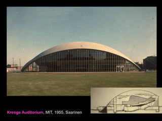 Unesco Auditorium,
Paris, 1958, Marcel
Breuer, Pier Luigi
Nervi
 