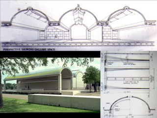 St. Peters (1590 by Michelangelo), Rome; US Capitol (1865 by Thomas U. Walther), Washington; Epcot
Center, Orlando, (1982by Ray Bradbury ) geodesic dome; Georgia Astrodome, Atlanta (1980);
 